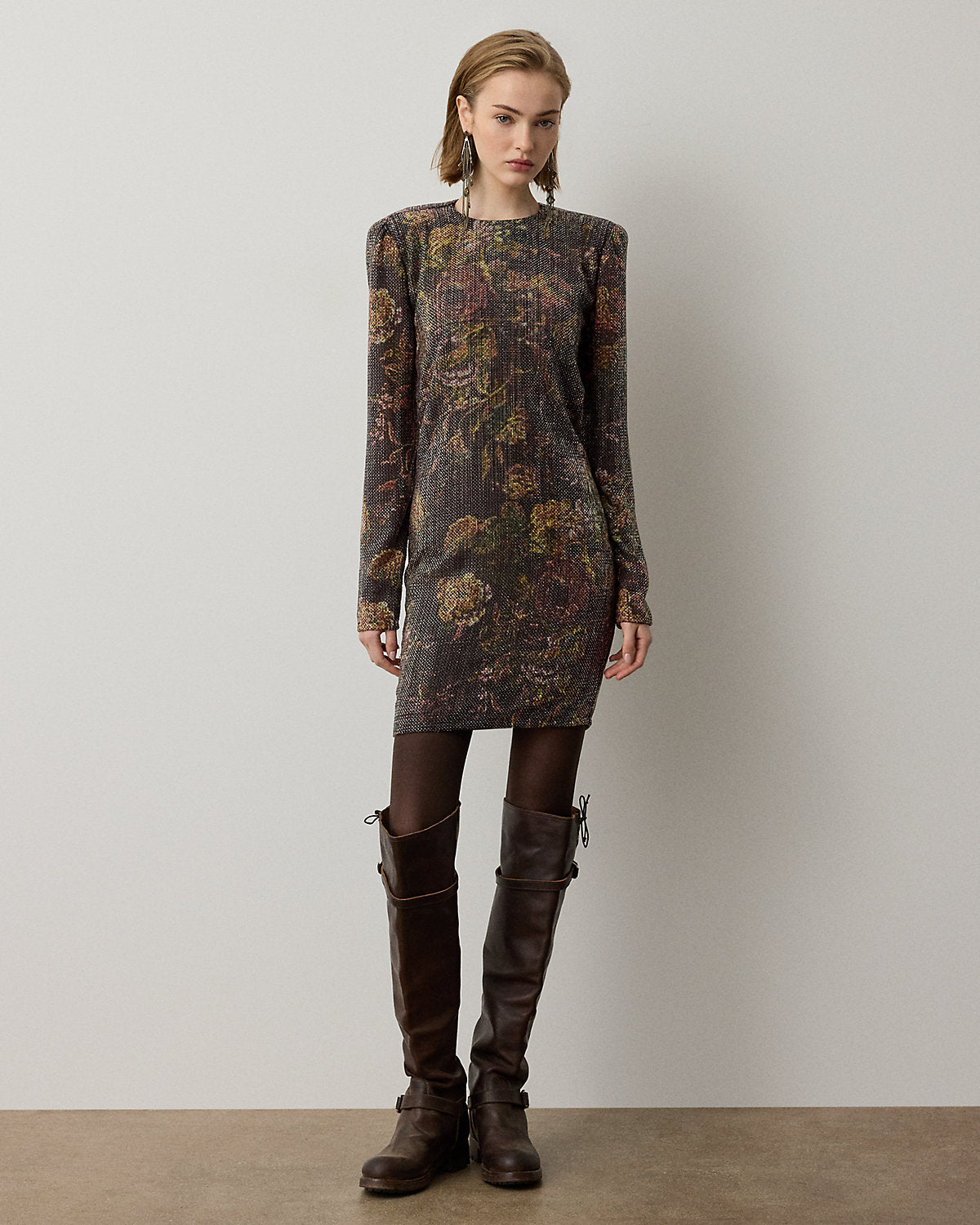 Keney Embellished Floral Cocktail Dress