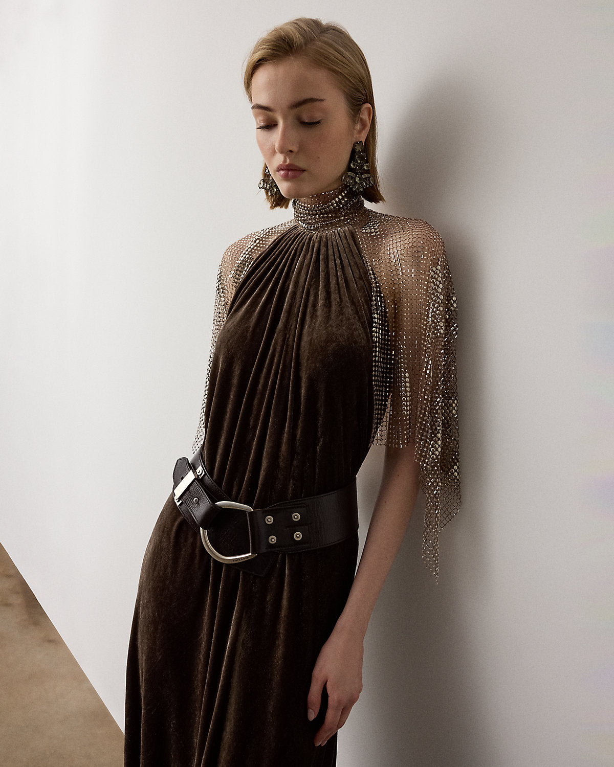 Willow Velour Evening Dress