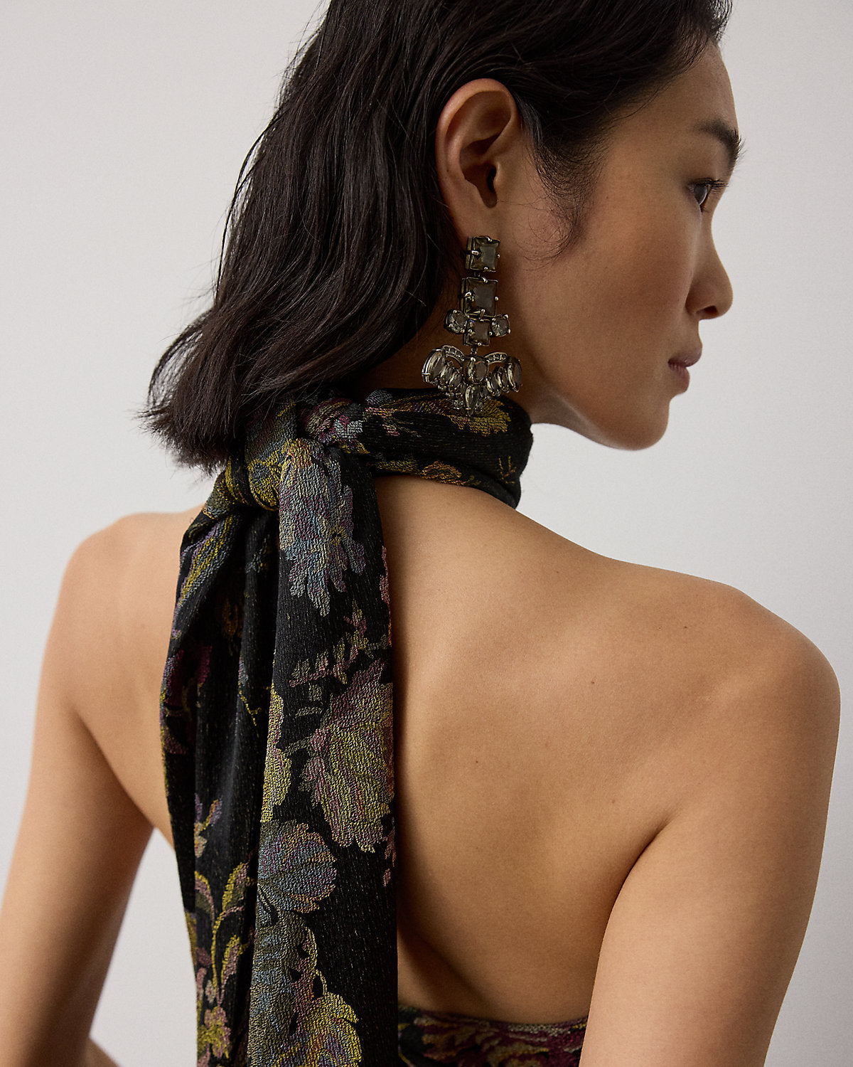 Chilton Floral Jacquard Top