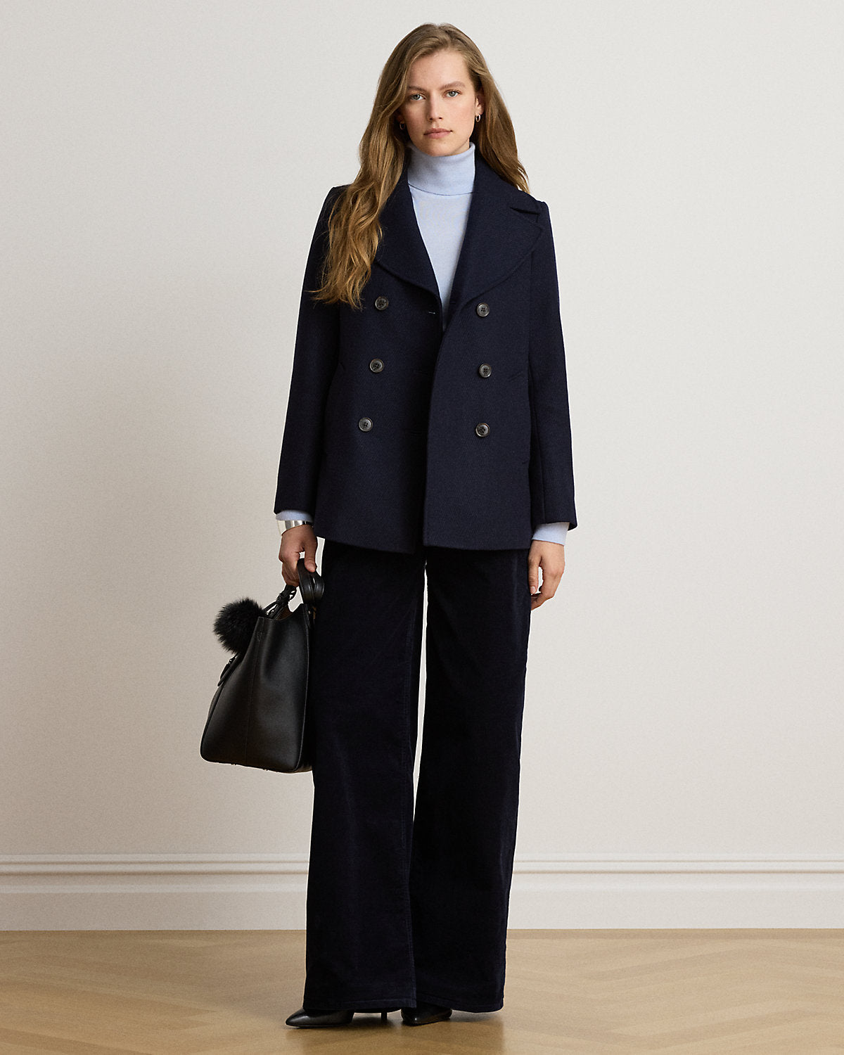 Wool-Blend Peacoat
