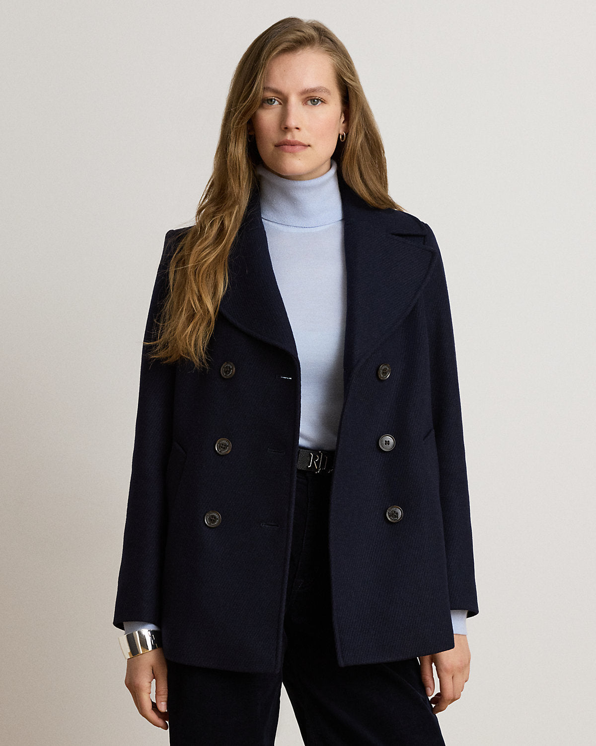 Wool-Blend Peacoat