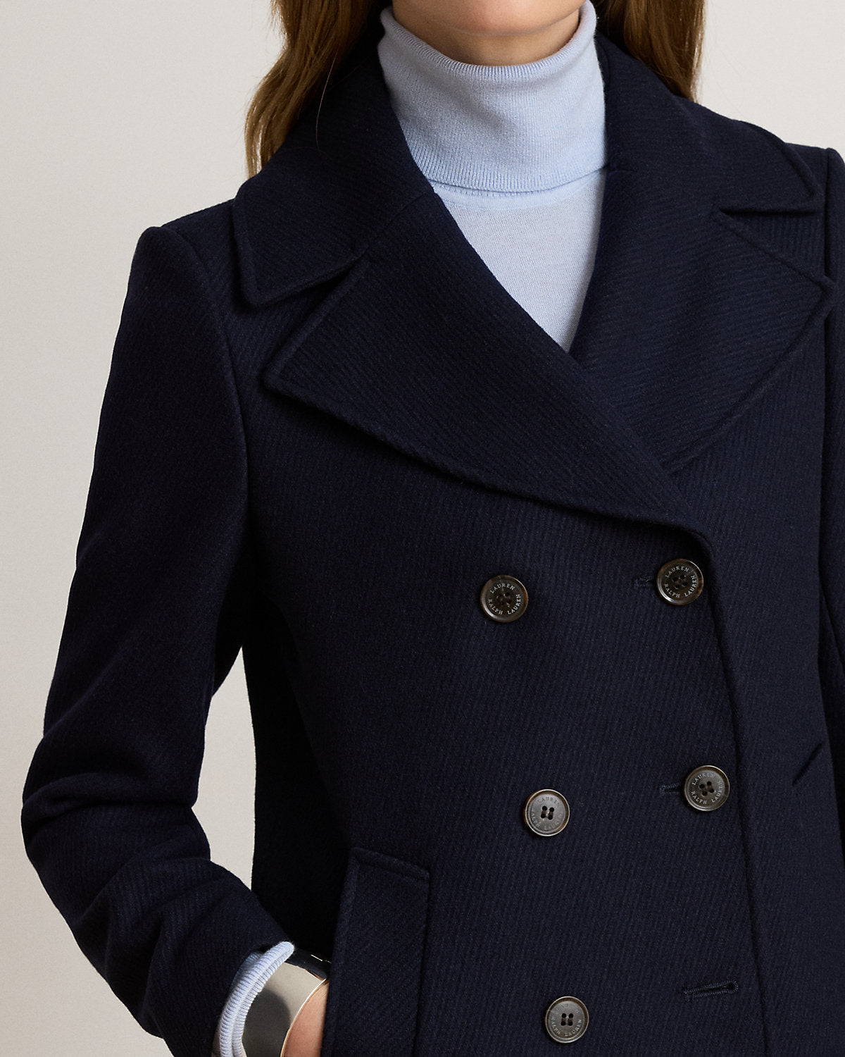 Wool-Blend Peacoat