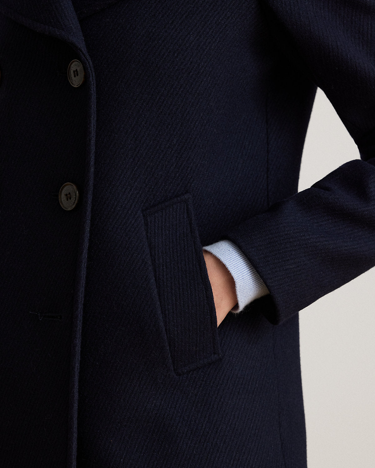 Wool-Blend Peacoat
