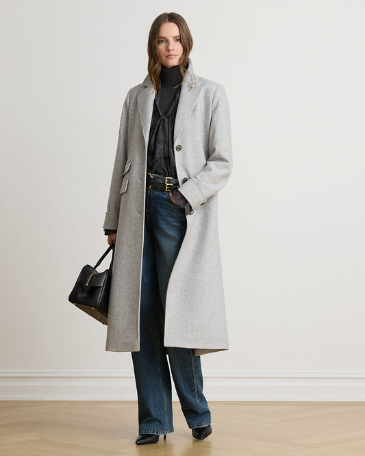 Herringbone Reefer Coat