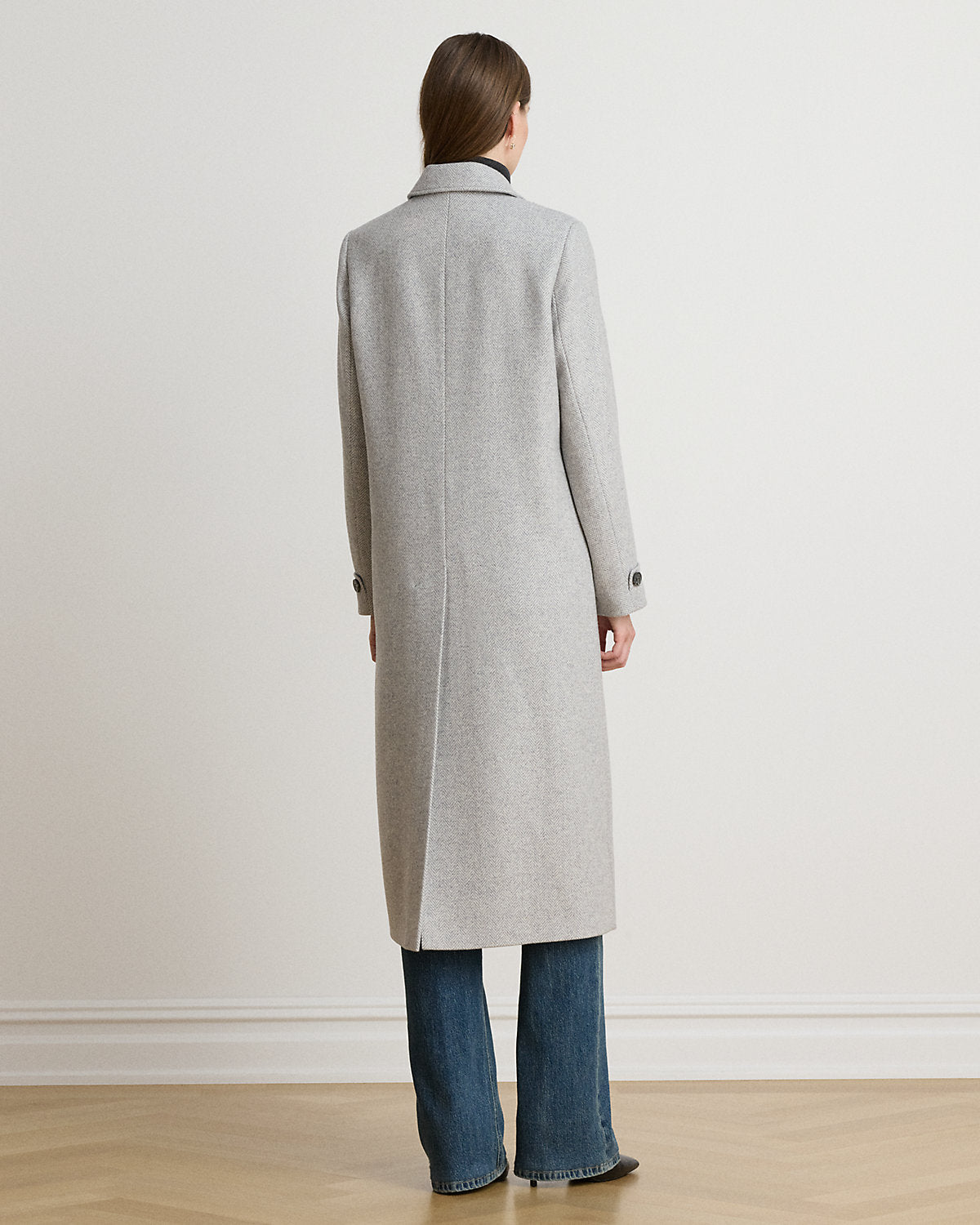 Herringbone Reefer Coat