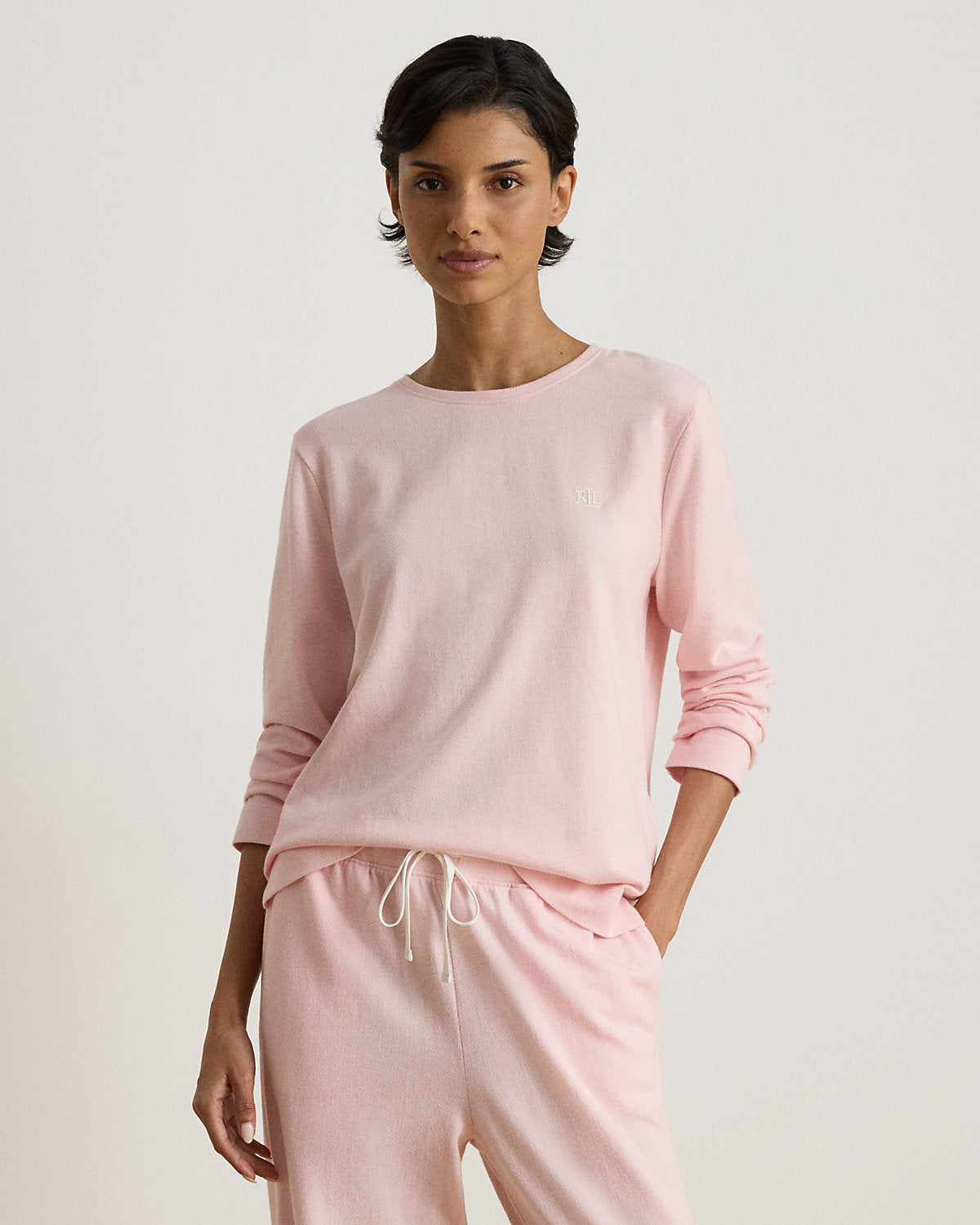 Cotton Herringbone Pajama Set