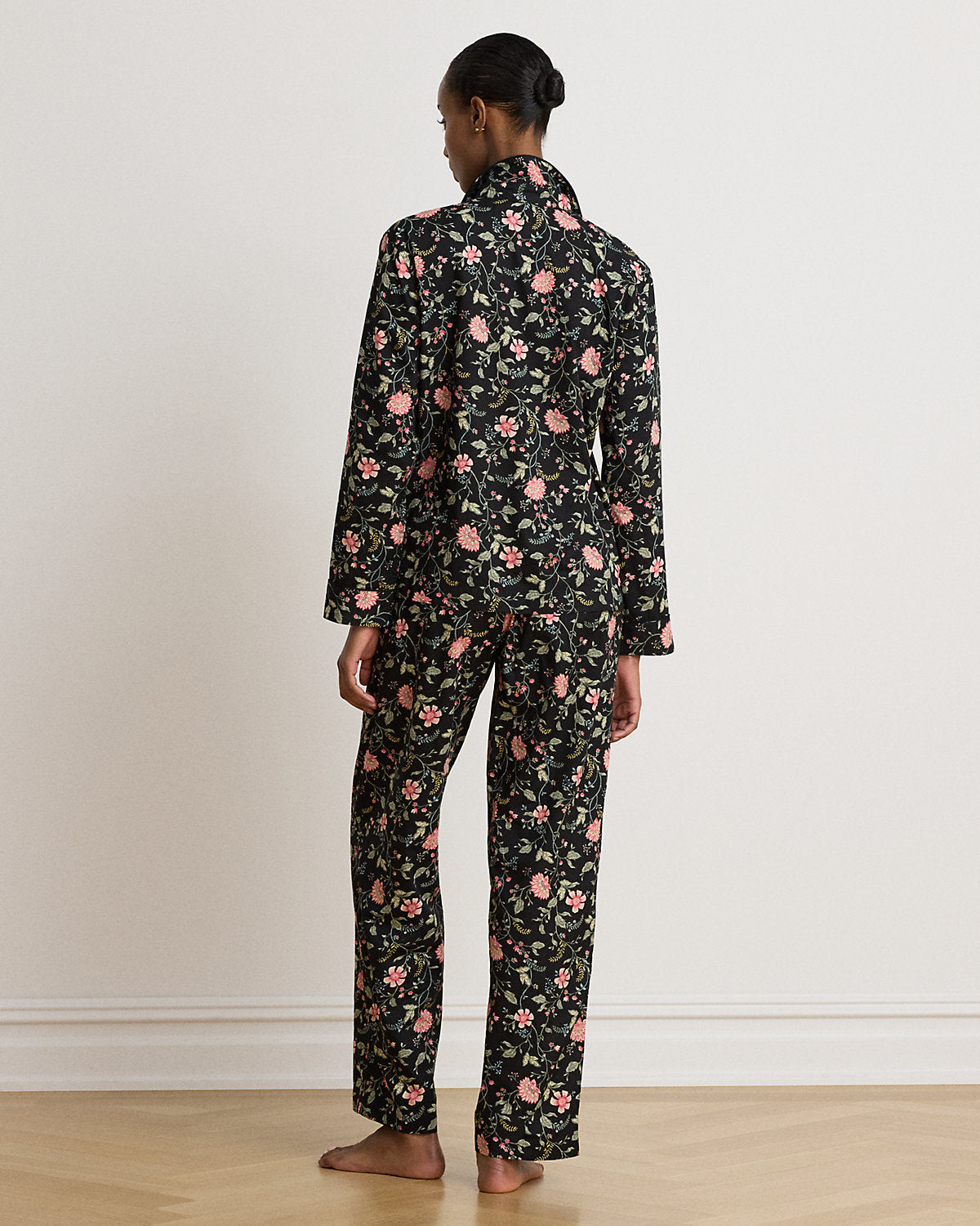 Floral Cotton-Blend Lawn Sleep Set