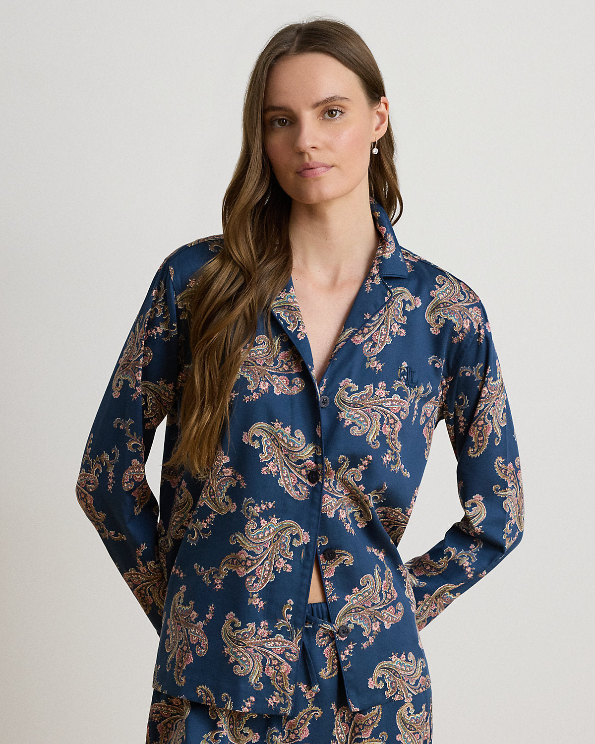 Floral & Paisley Sateen Sleep Set