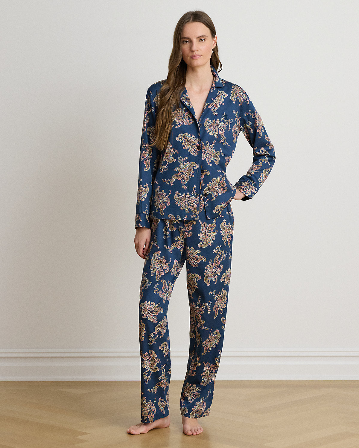 Floral & Paisley Sateen Sleep Set