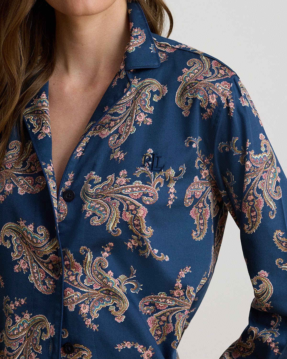 Floral & Paisley Sateen Sleep Set