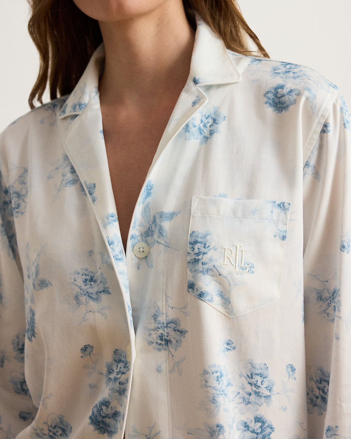 Floral Cotton-Blend Sateen Sleep Set
