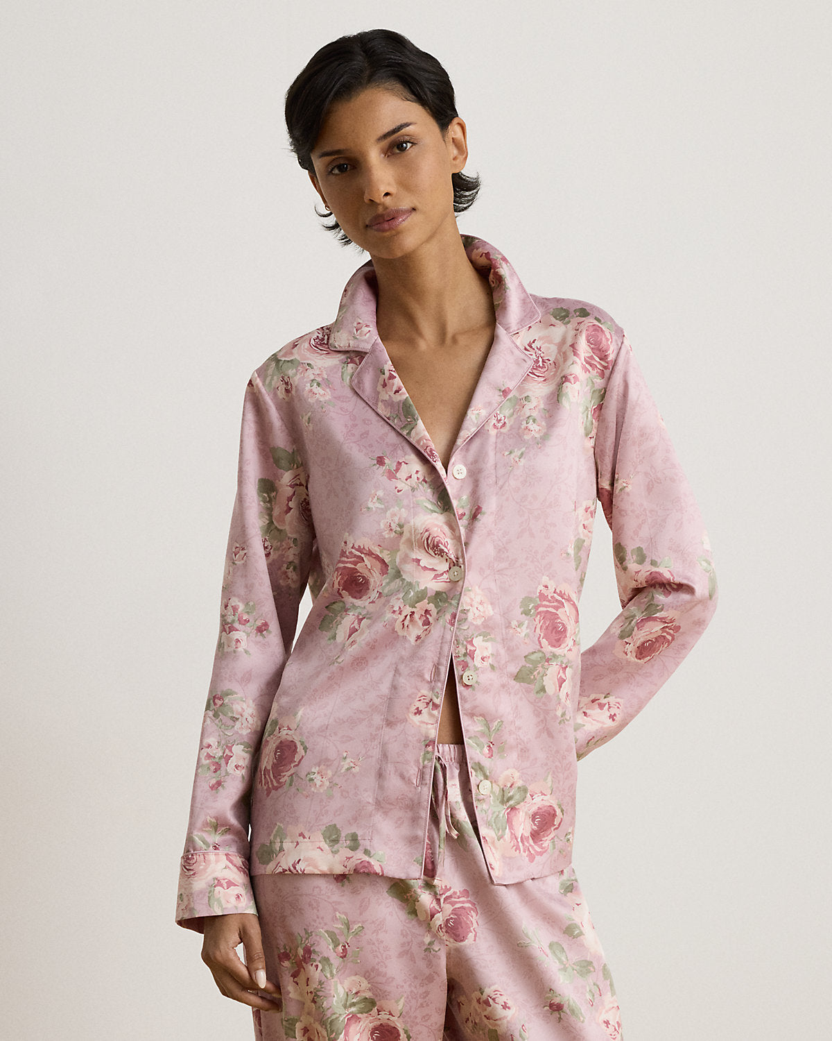 Floral Satin Sleep Set