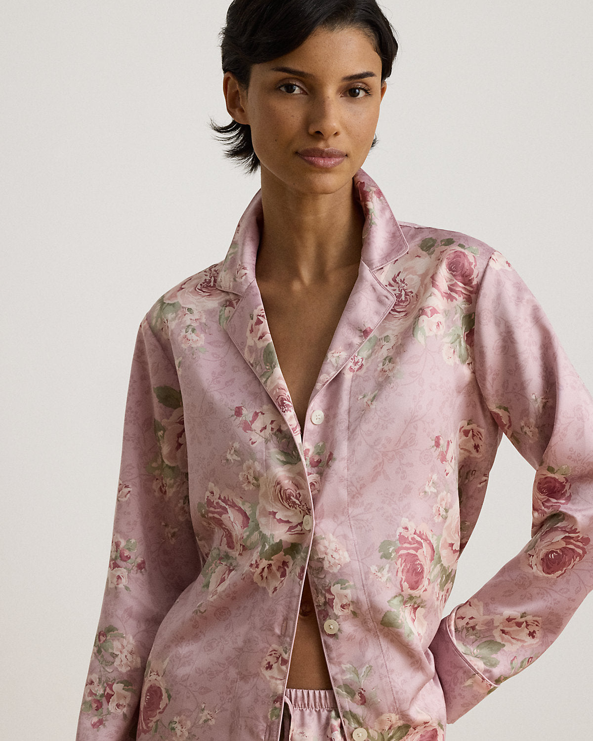 Floral Satin Sleep Set