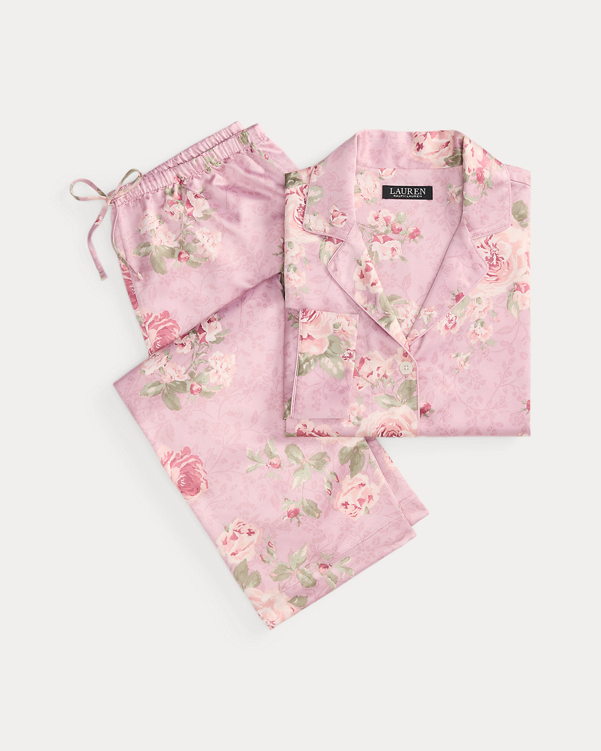 Floral Satin Sleep Set