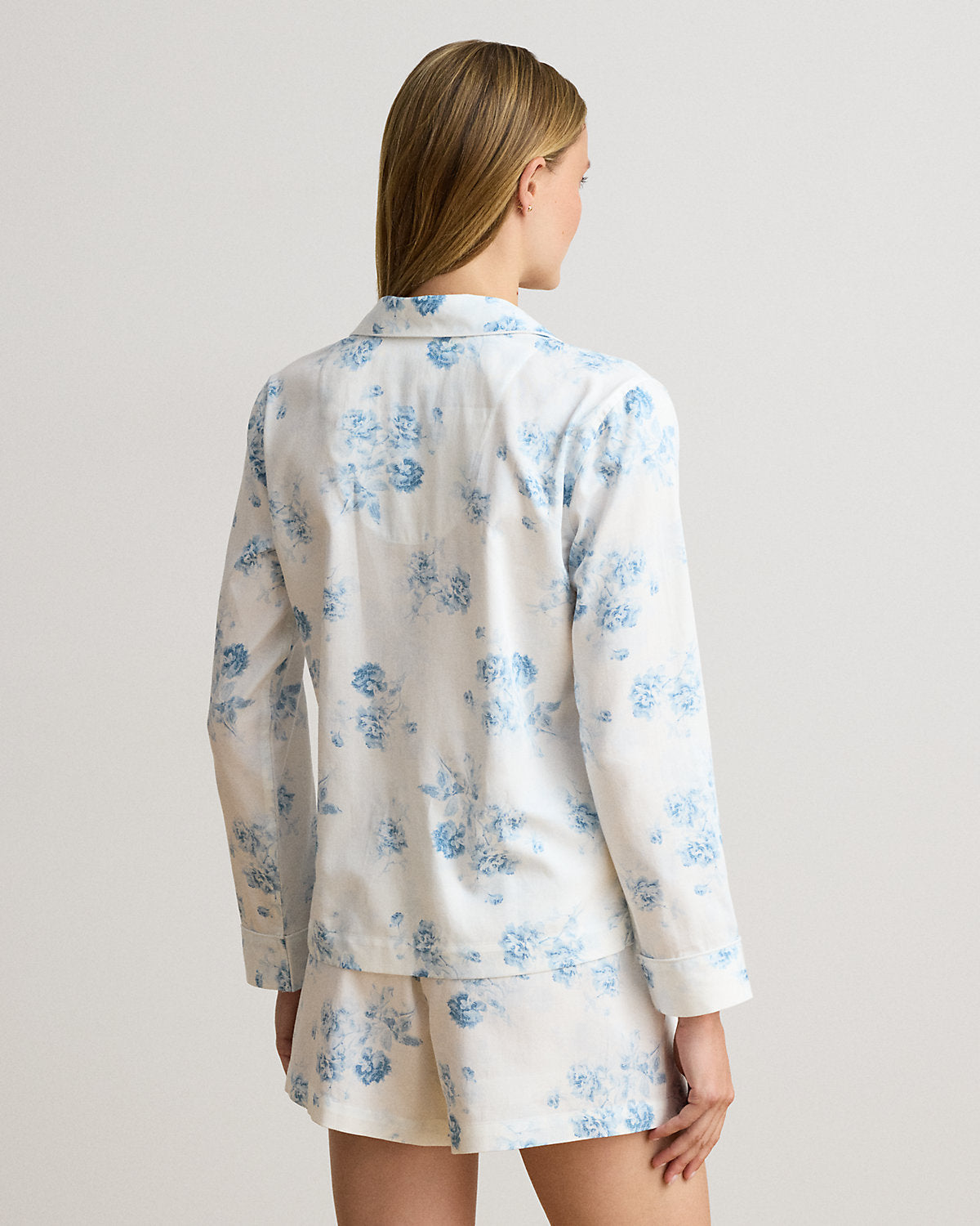 Floral Sateen Boxer Sleep Set