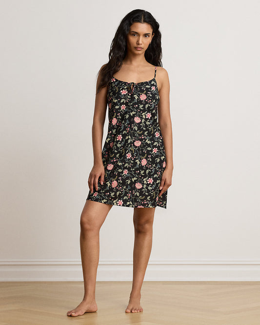 Floral Cotton-Blend Lawn Chemise