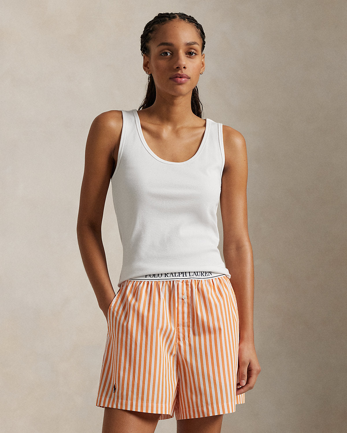 Striped Cotton Boxer