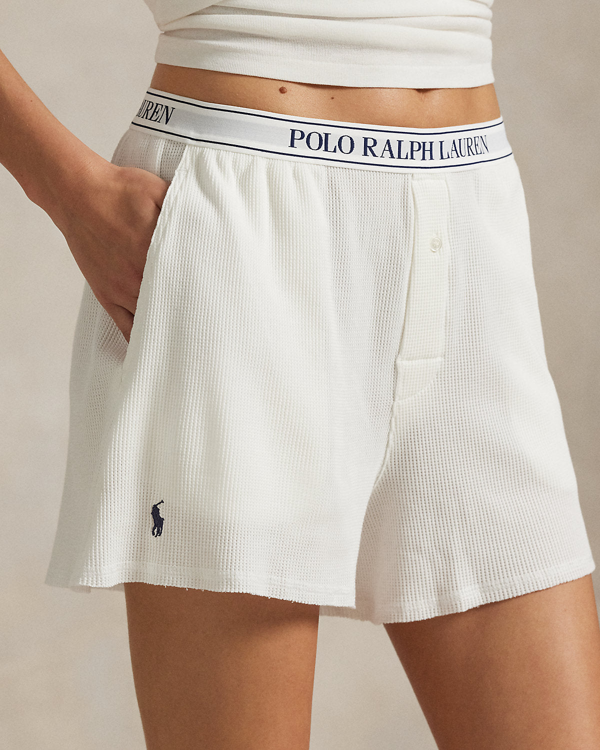 Waffle-Knit Boxer