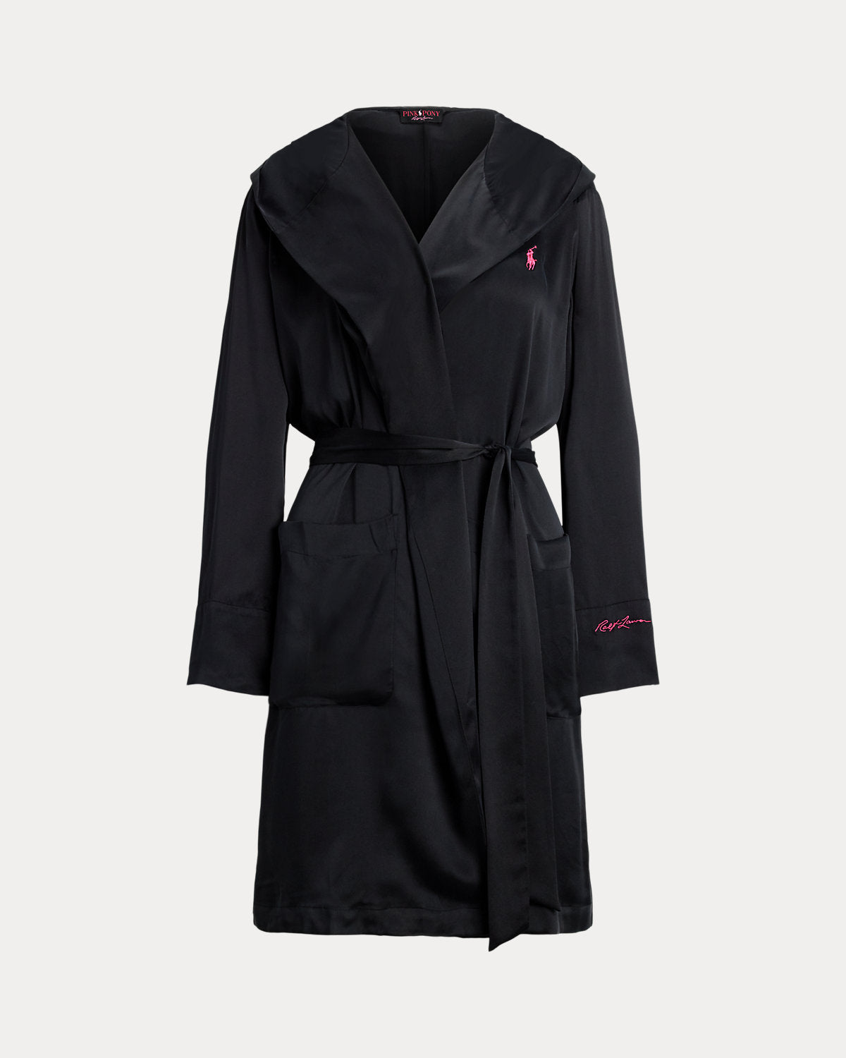 Pink Pony Silk Robe