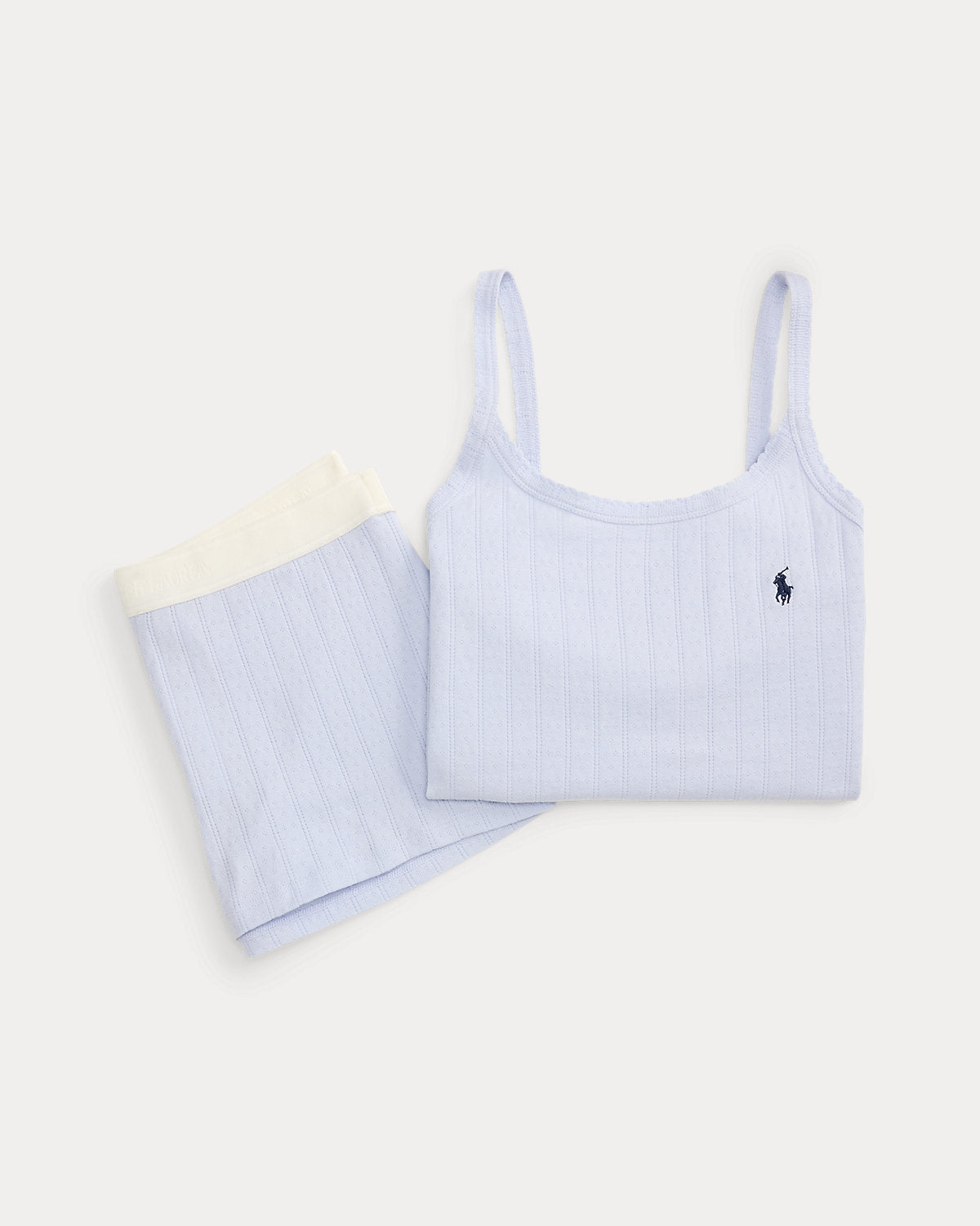 Pointelle Cotton Tank & Short Sleep Set