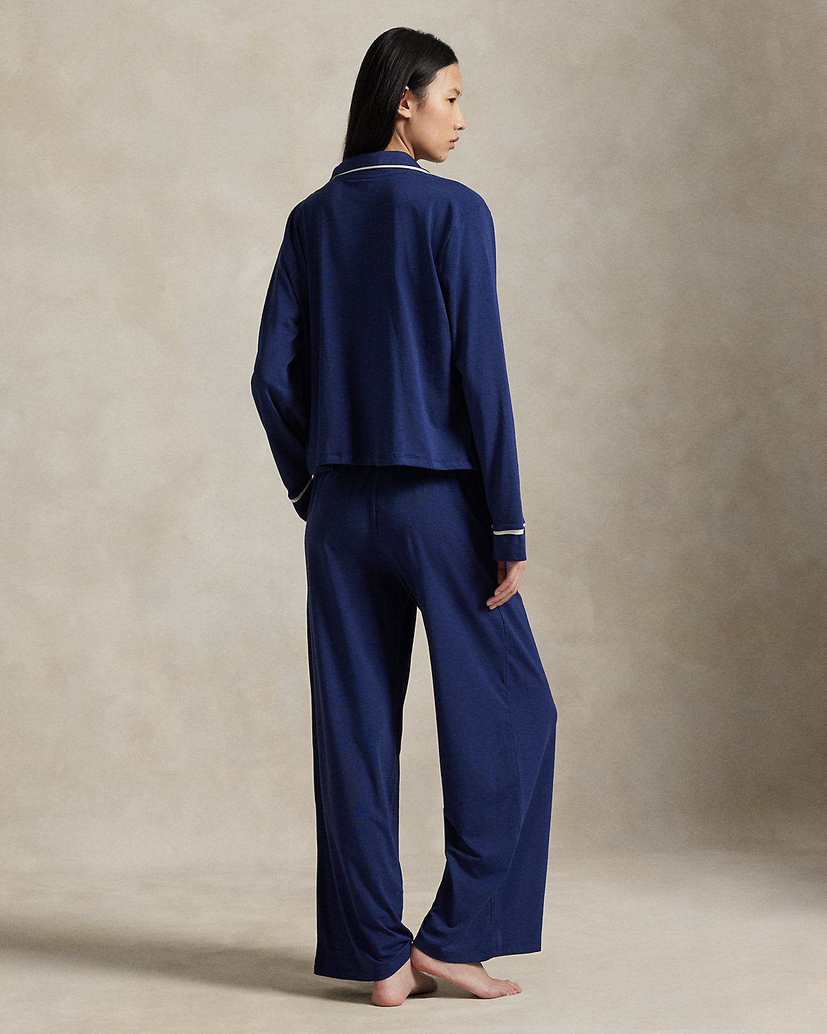 Long-Sleeve Jersey Pajama Set