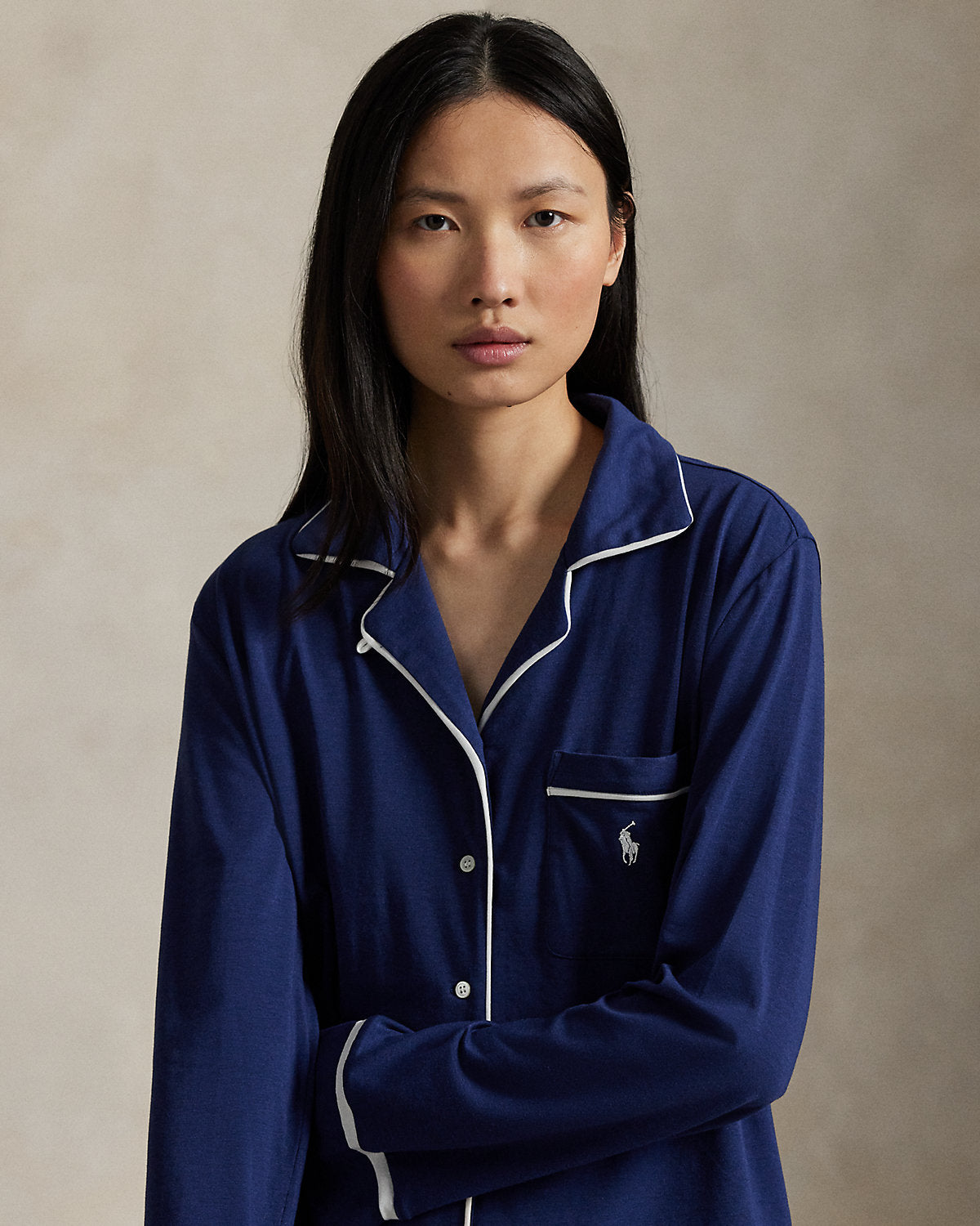 Long-Sleeve Jersey Pajama Set