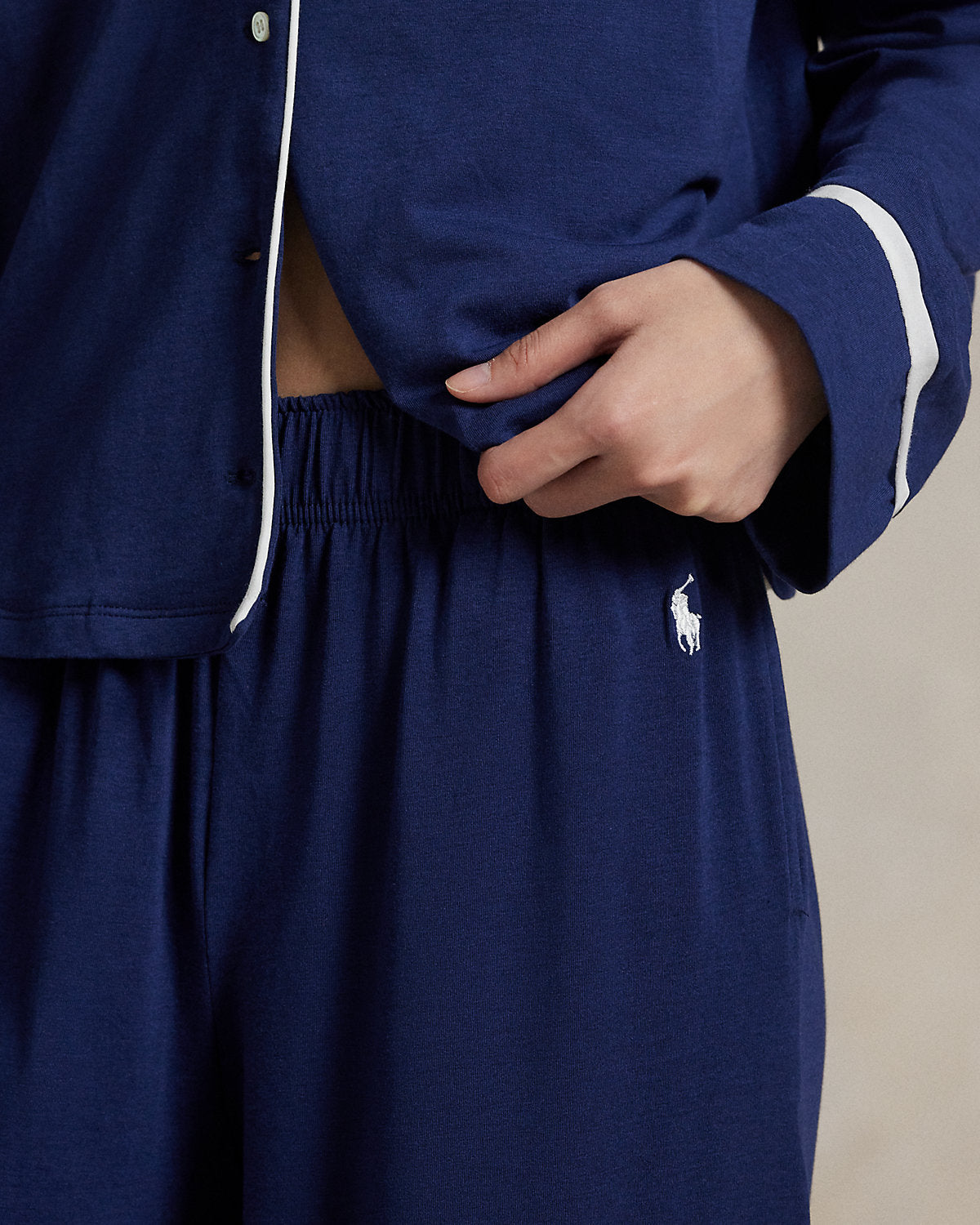 Long-Sleeve Jersey Pajama Set