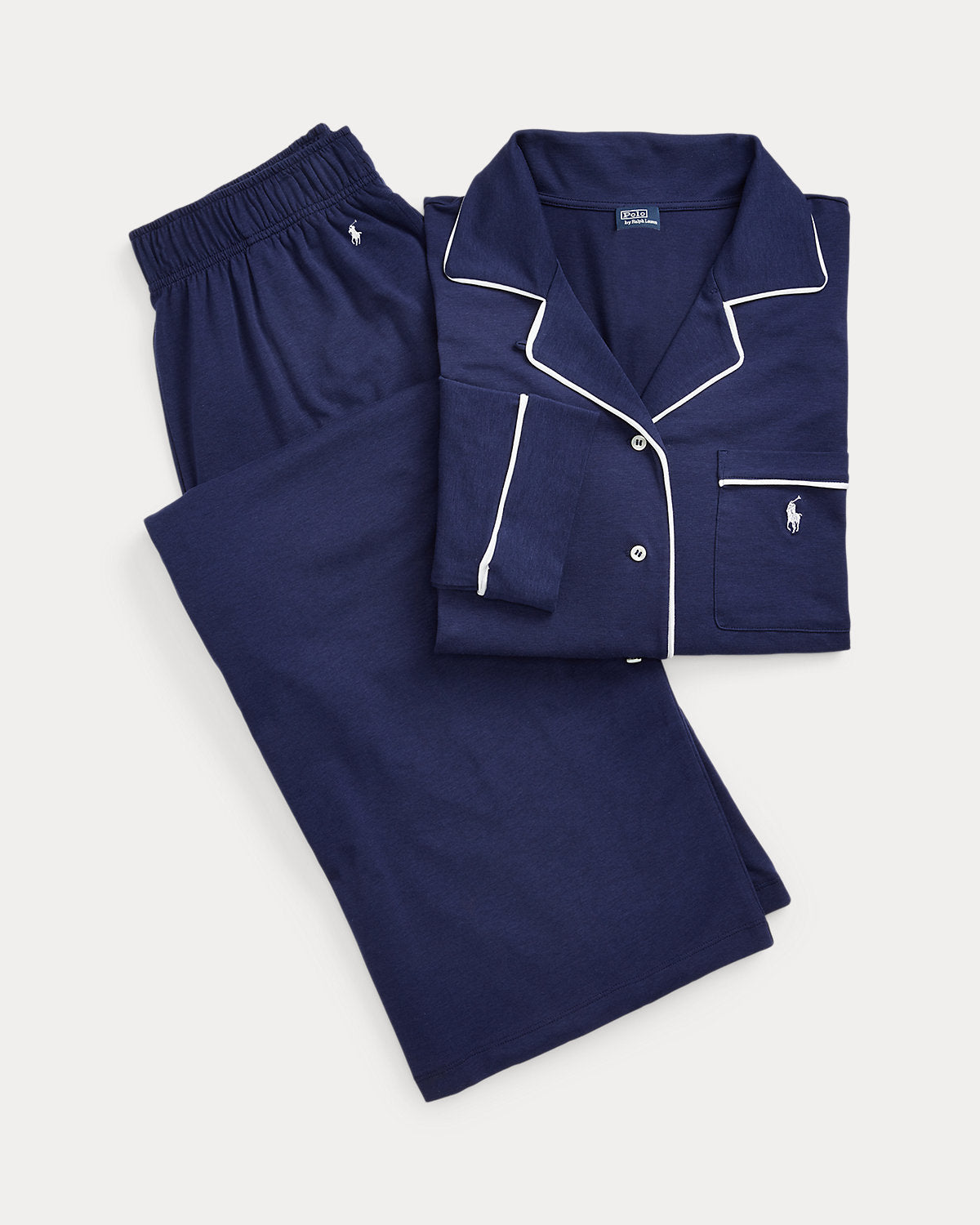 Long-Sleeve Jersey Pajama Set