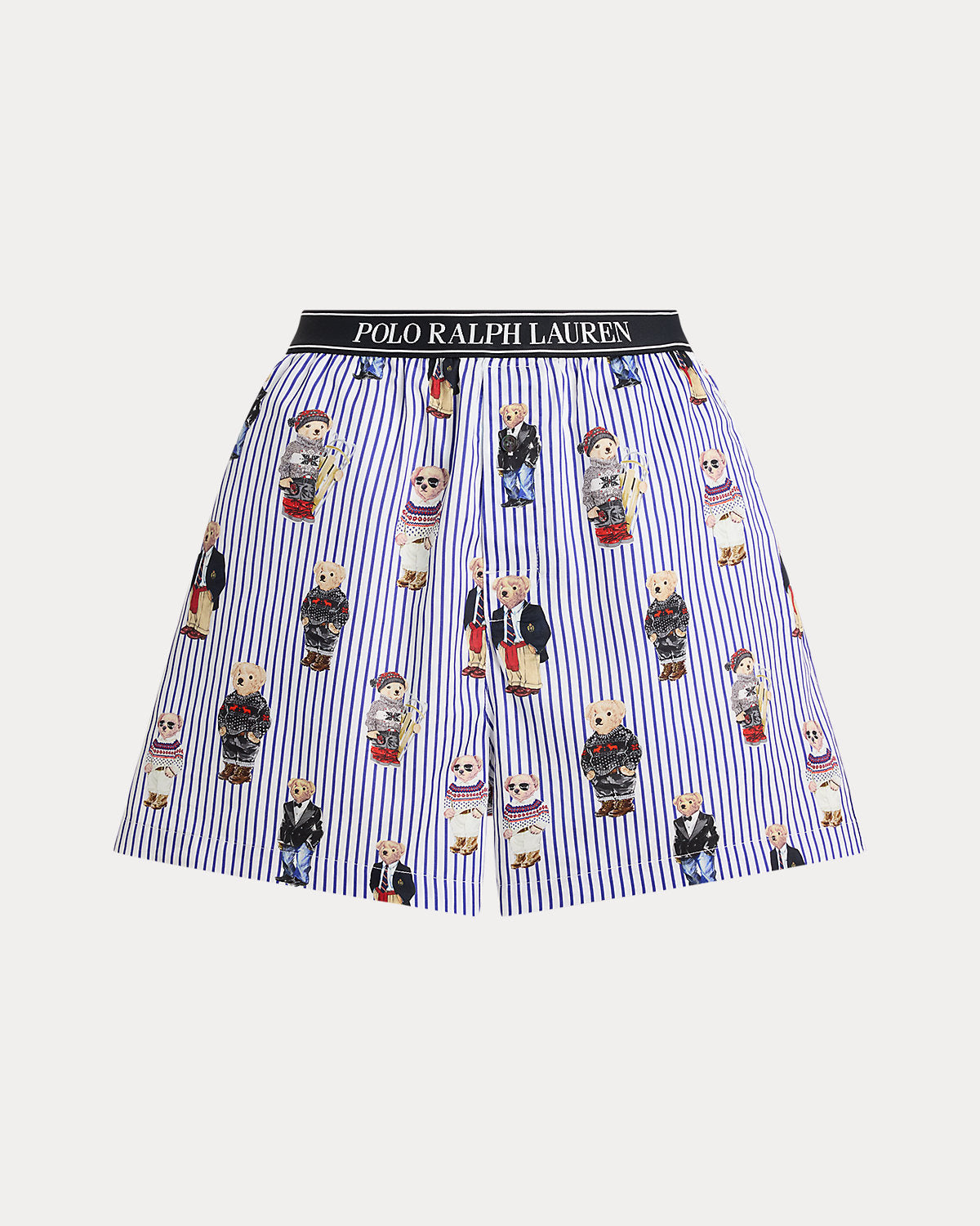 Striped Bear Cotton Sateen Boxer