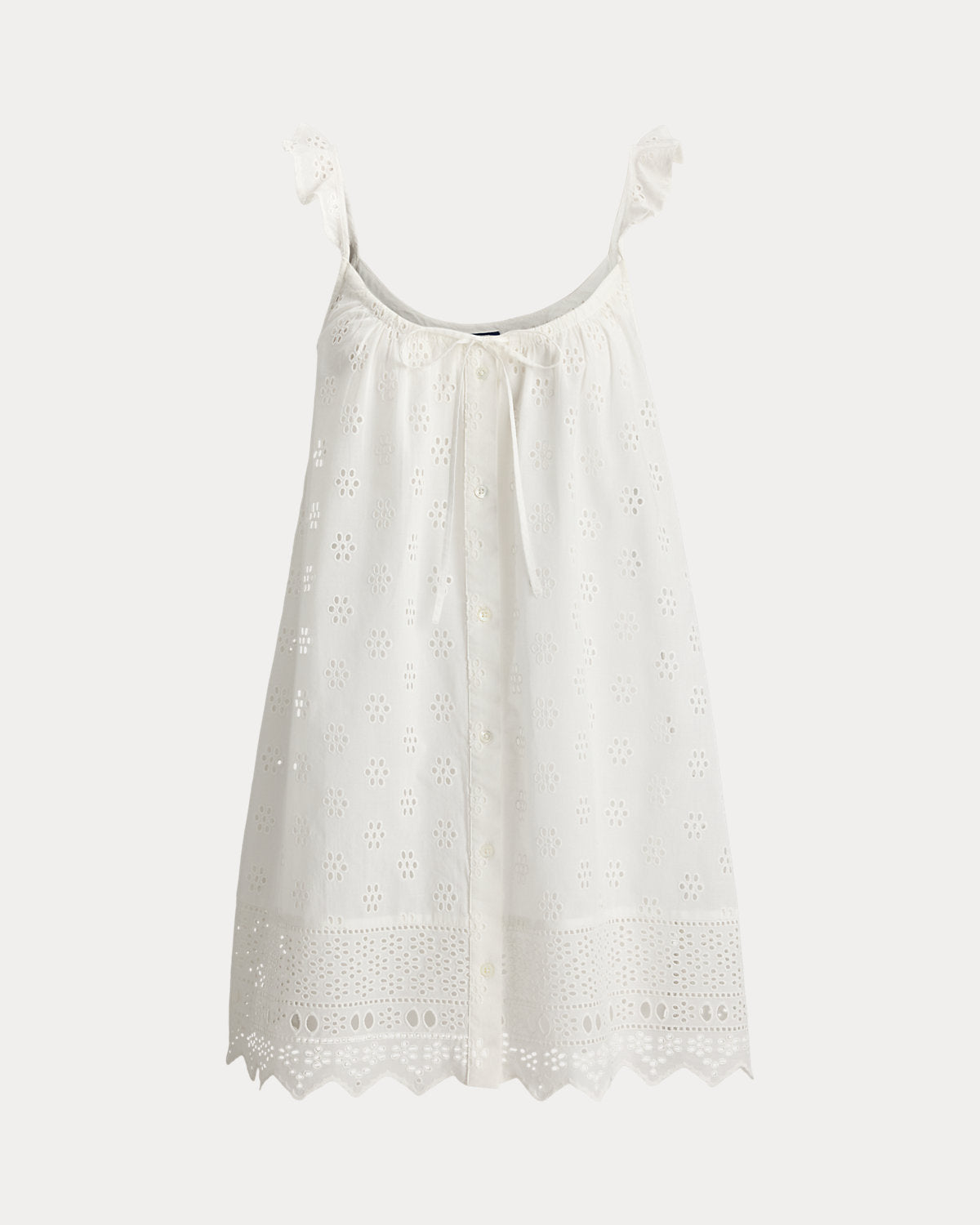 Eyelet Cotton Cami Sleep Dress