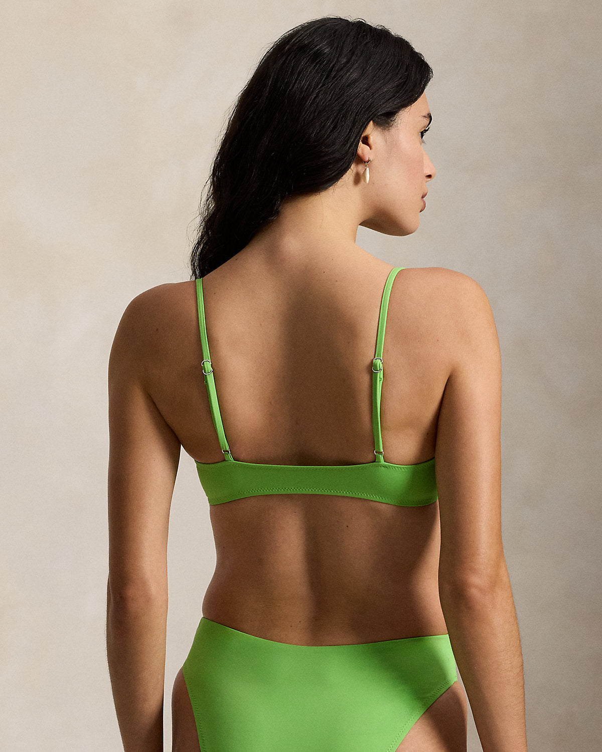 Embroidered Pony Bikini Top