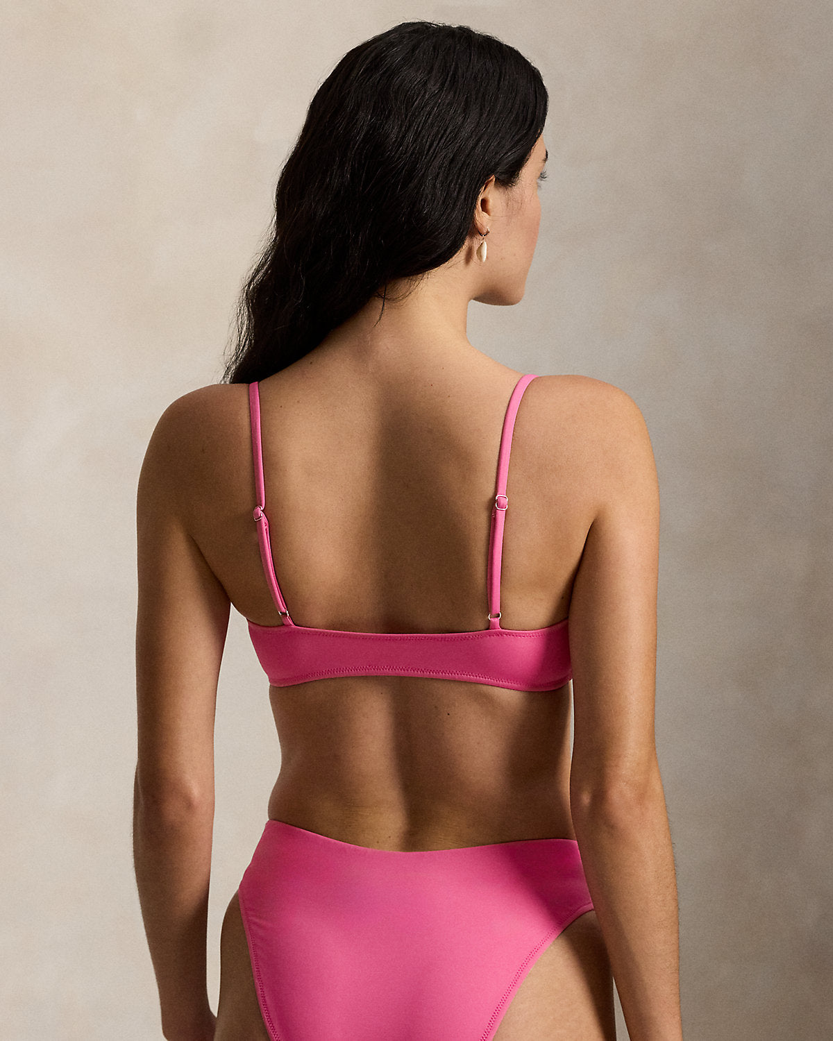 Embroidered Pony Bikini Top