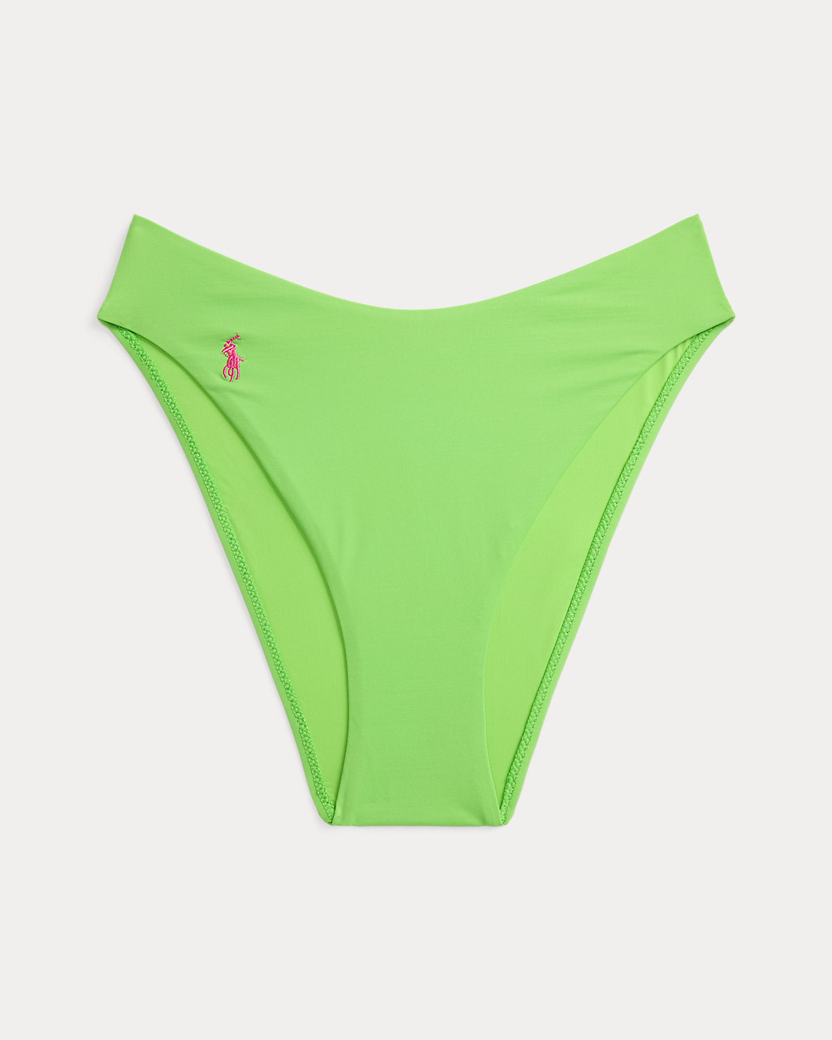 High-Leg Scoop Bikini Bottom
