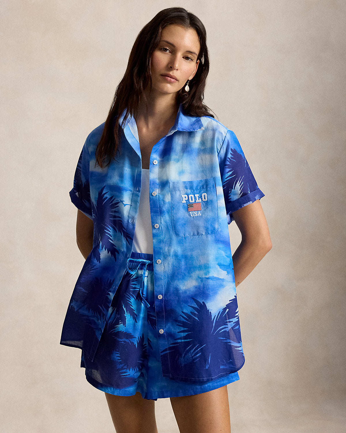 Printed Cotton Cover-Up Set