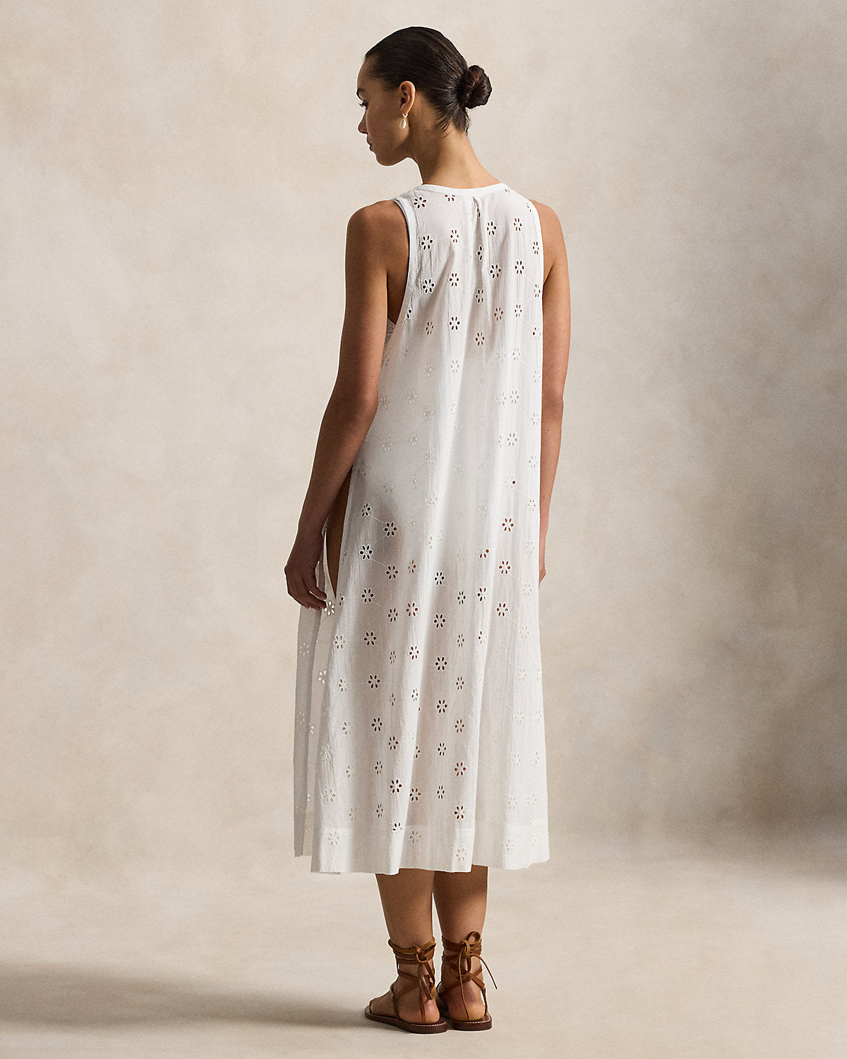 Cotton Eyelet Midi Cover-Up