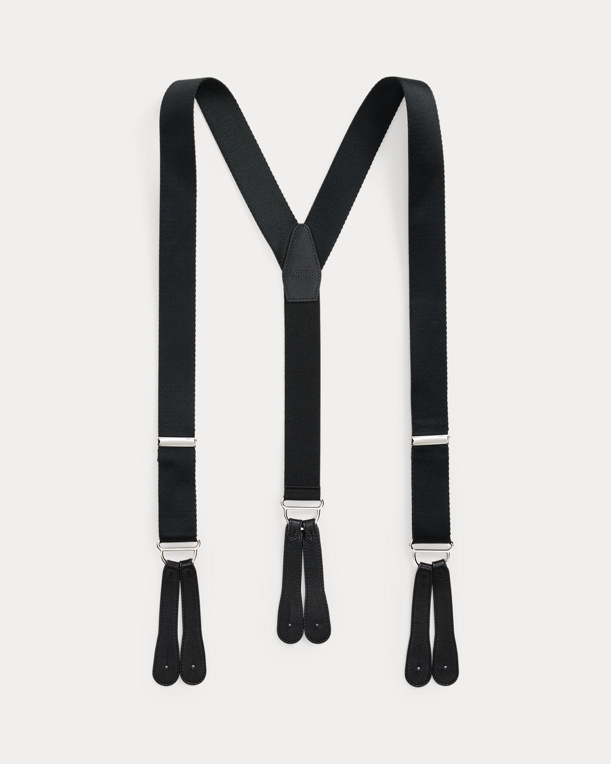 Calfskin-Trim Suspenders