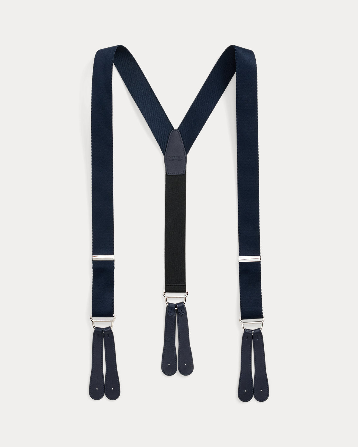 Calfskin-Trim Suspenders