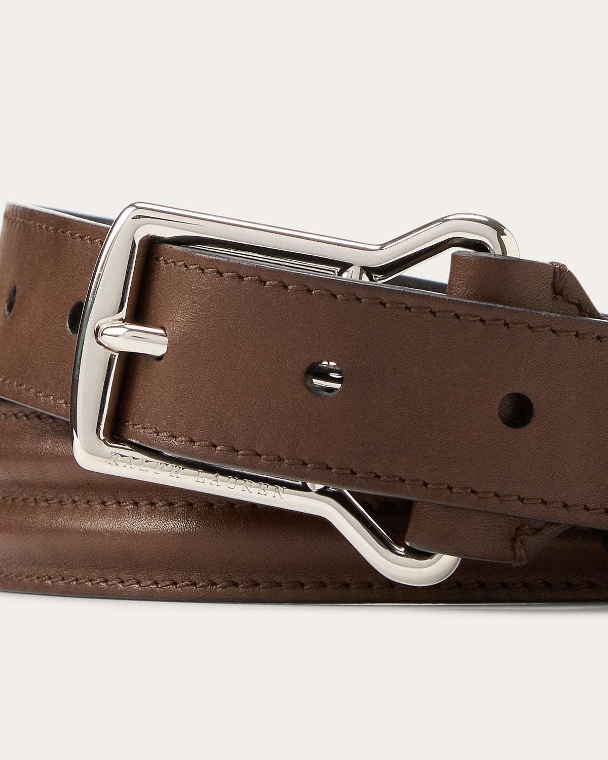 Channel-Quilted Calfskin Belt
