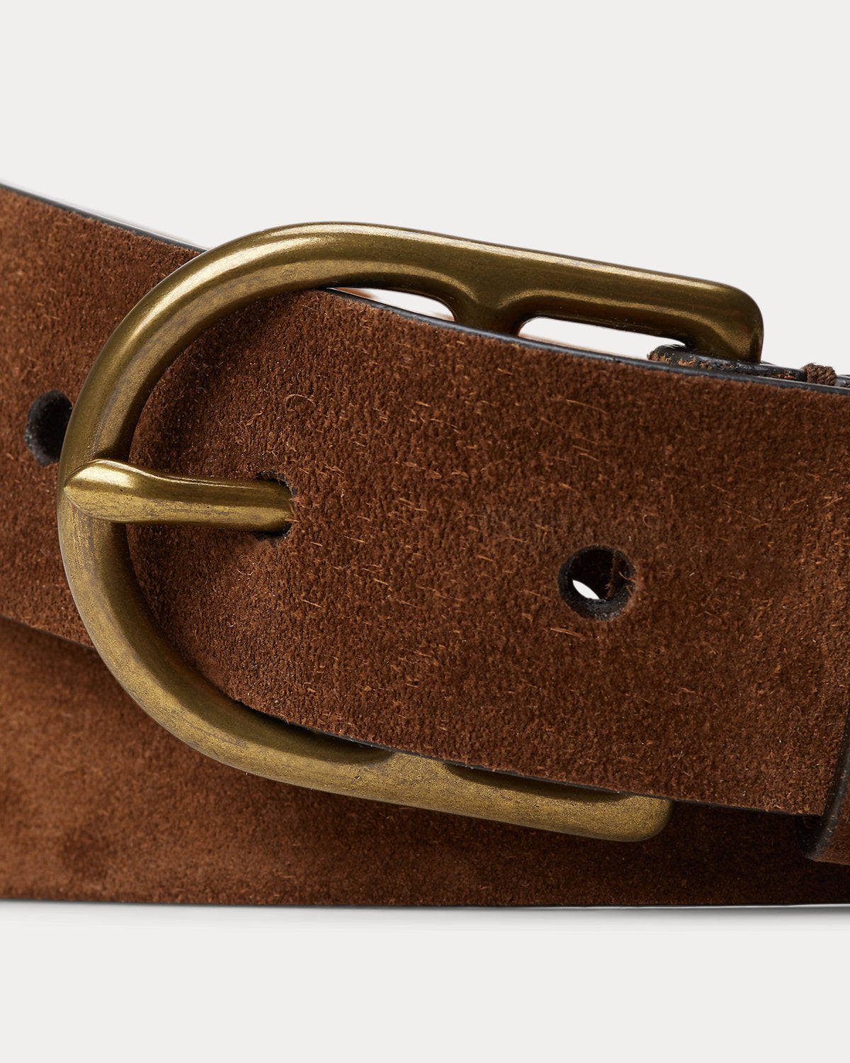 Calf-Suede Dress Belt