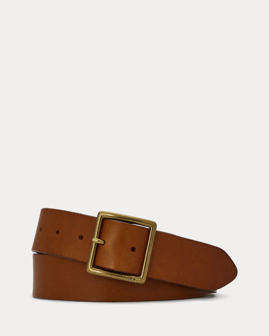 Burnished Vachetta Leather Belt