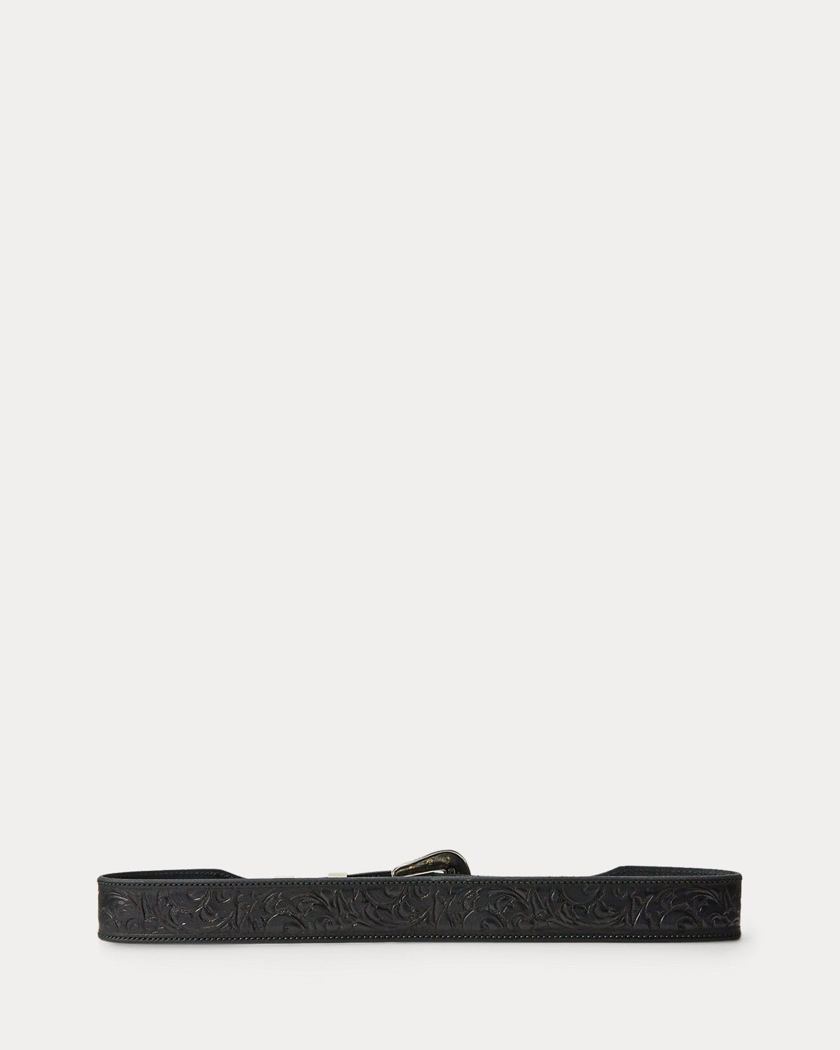 Tooled Vachetta Leather Belt