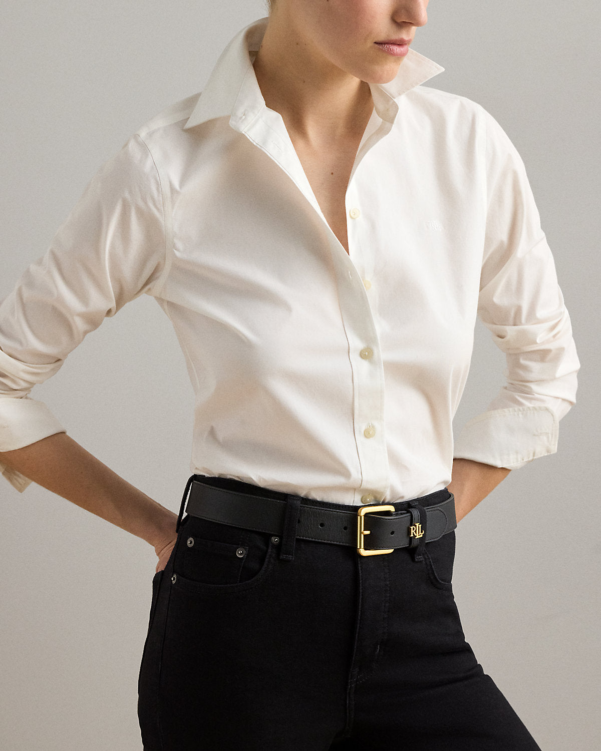 Logo-Keeper Leather Belt