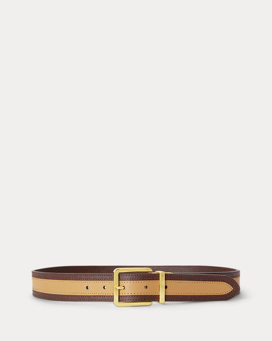 Two-Tone Reversible Crosshatch Belt
