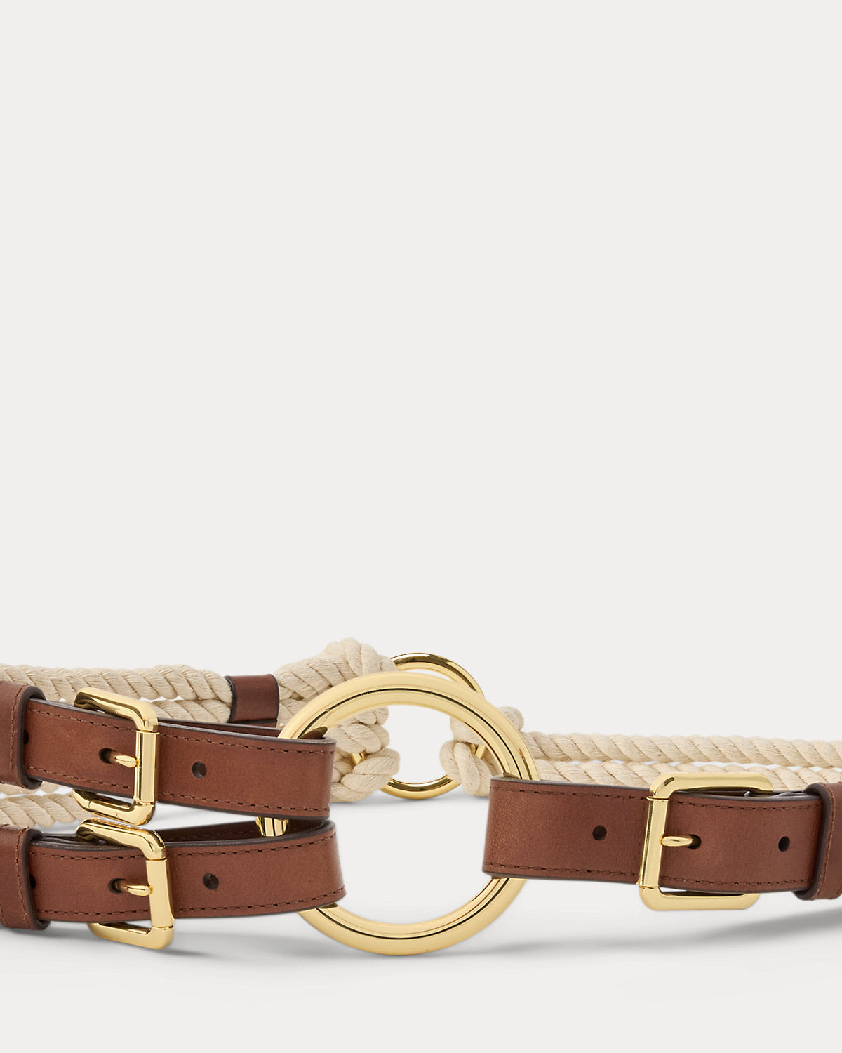 Tri-Strap O-Ring Rope & Leather Belt