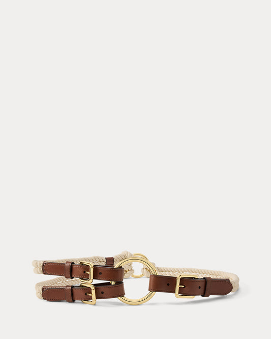 Tri-Strap O-Ring Rope & Leather Belt