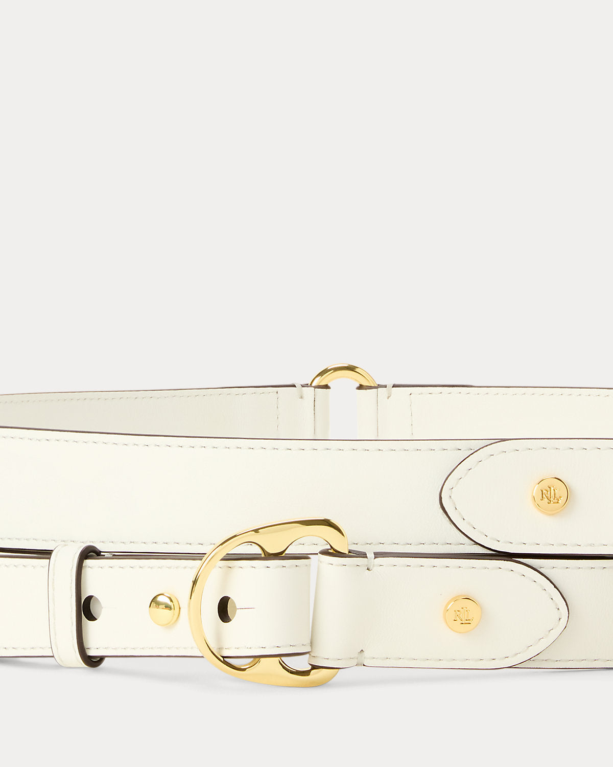 Leather Equestrian Double-Wrap Belt