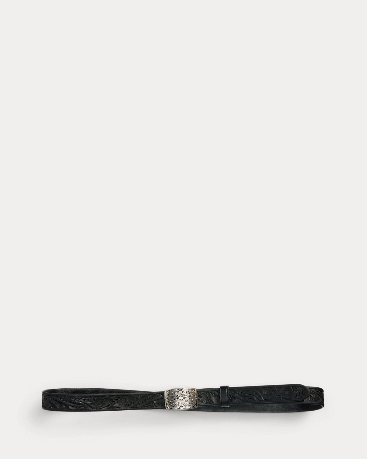 Hand-Tooled Leather Belt