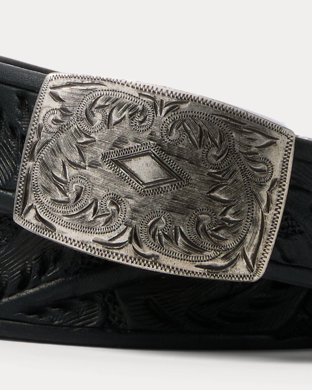 Hand-Tooled Leather Belt