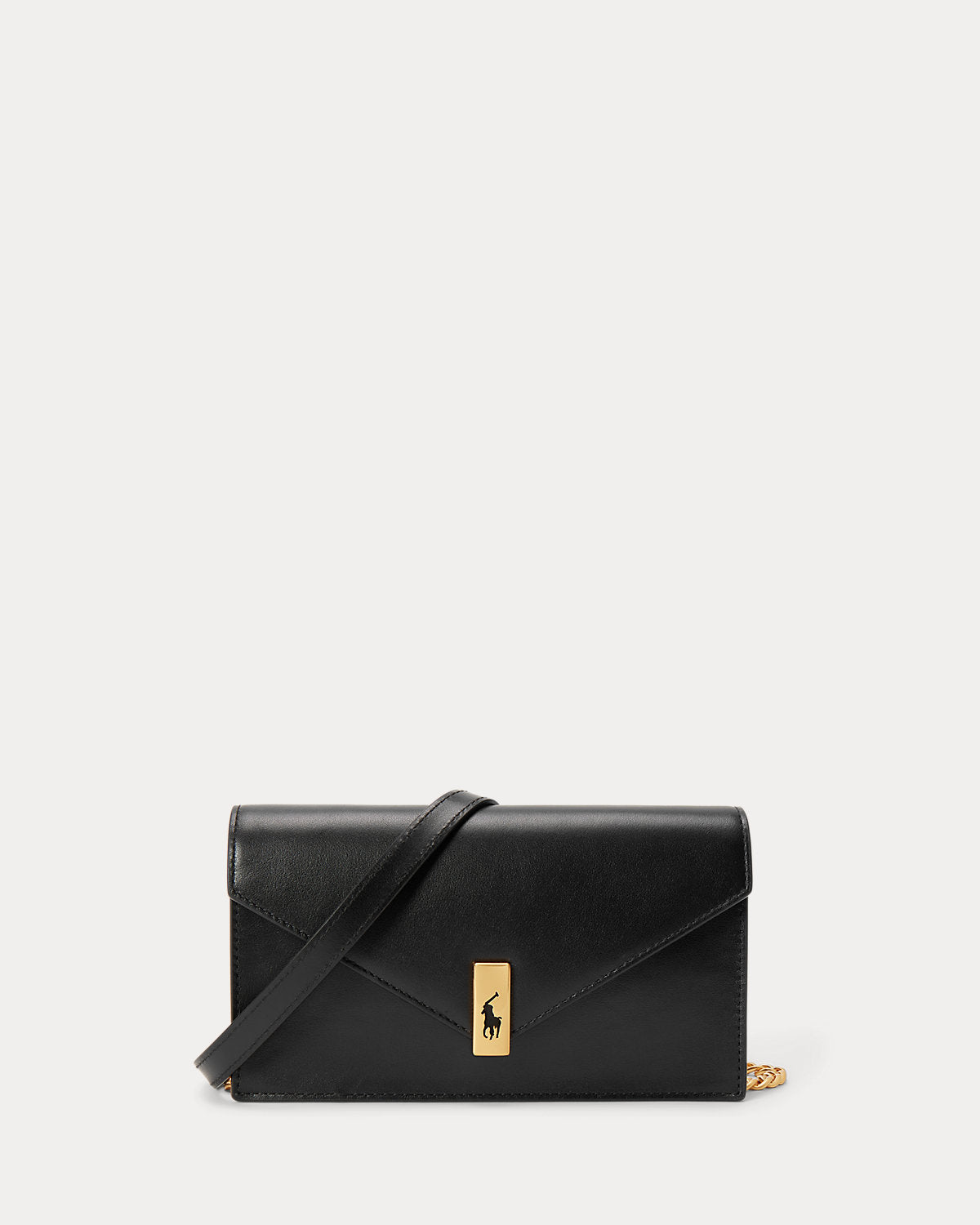 Polo ID Leather Chain Wallet & Bag