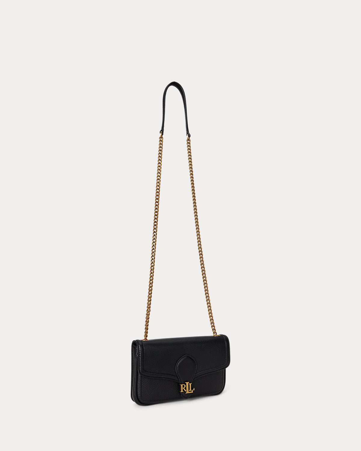Pebbled Leather Bradley Crossbody Wallet
